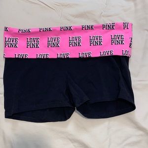 PINK yoga shorts